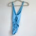 BECCA Ice Blue Belted One Piece Swimsuit