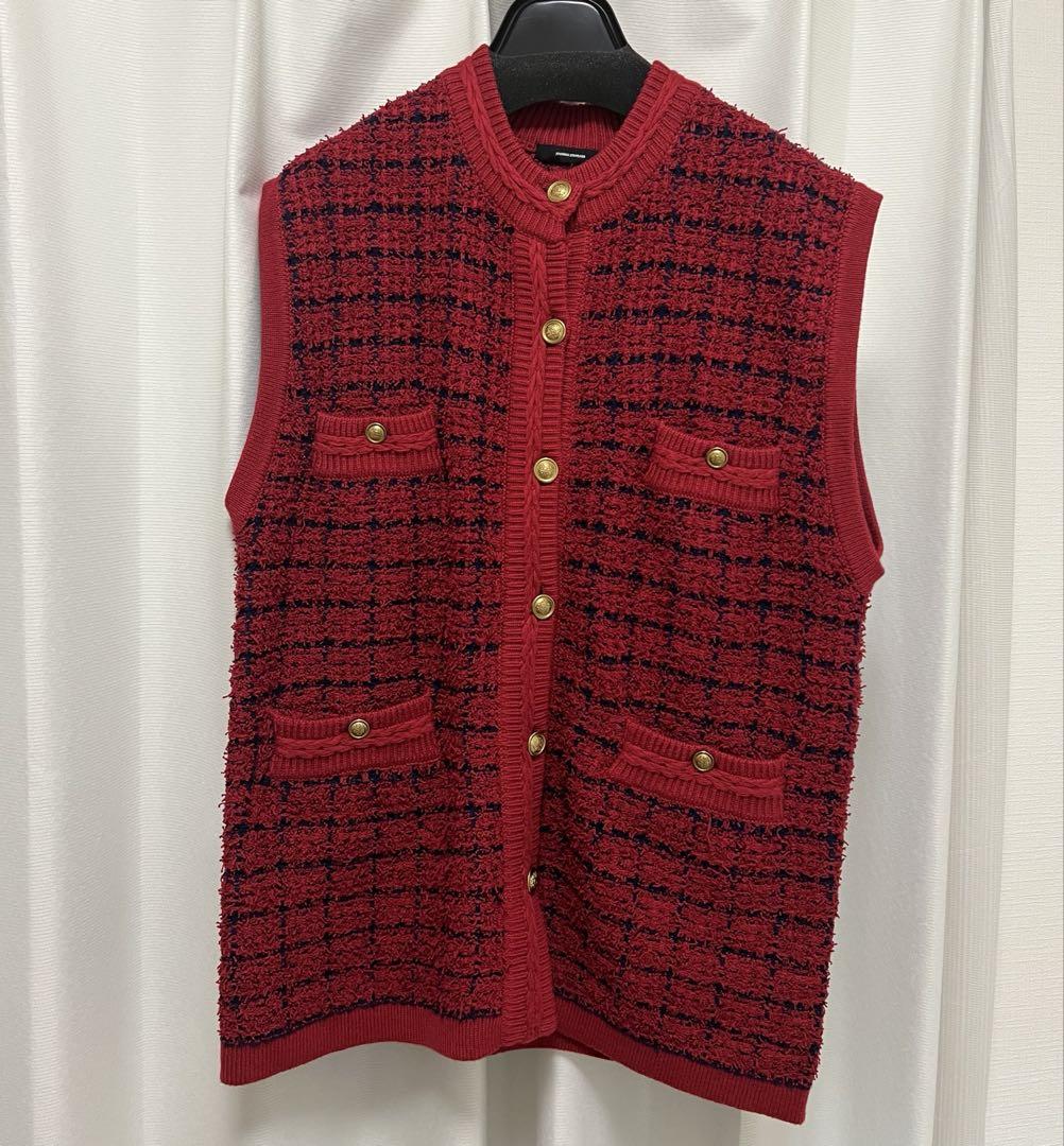 JOURNAL STANDARD Checked Knit Vest