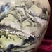 Large Asian Chibese hand painted vase 13’” T
