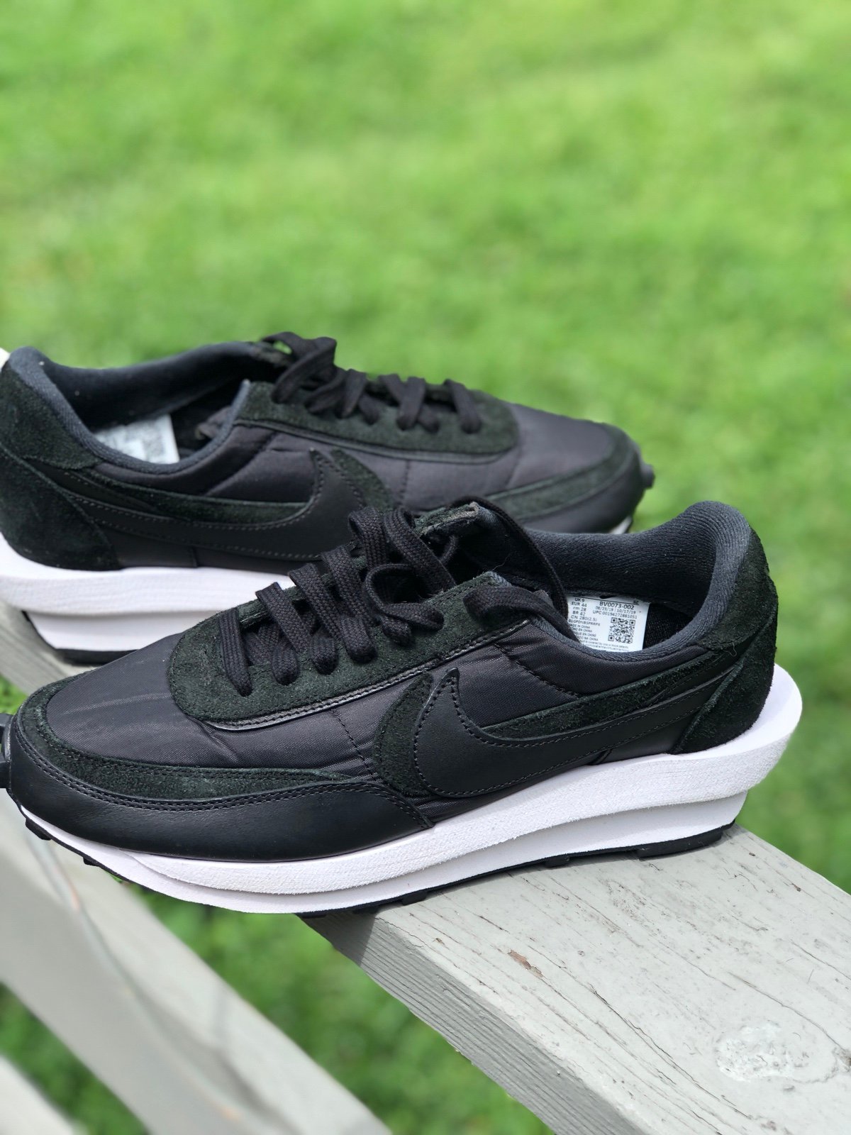 Nike sacai black nylon size 10