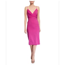 Jay Godfrey V-Neck Sleeveless Wrap-Front Sheath Dress NWT Size 10