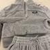 KITH KIDS VELOUR TRACK SET - HEATHER GREY