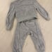 KITH KIDS VELOUR TRACK SET - HEATHER GREY