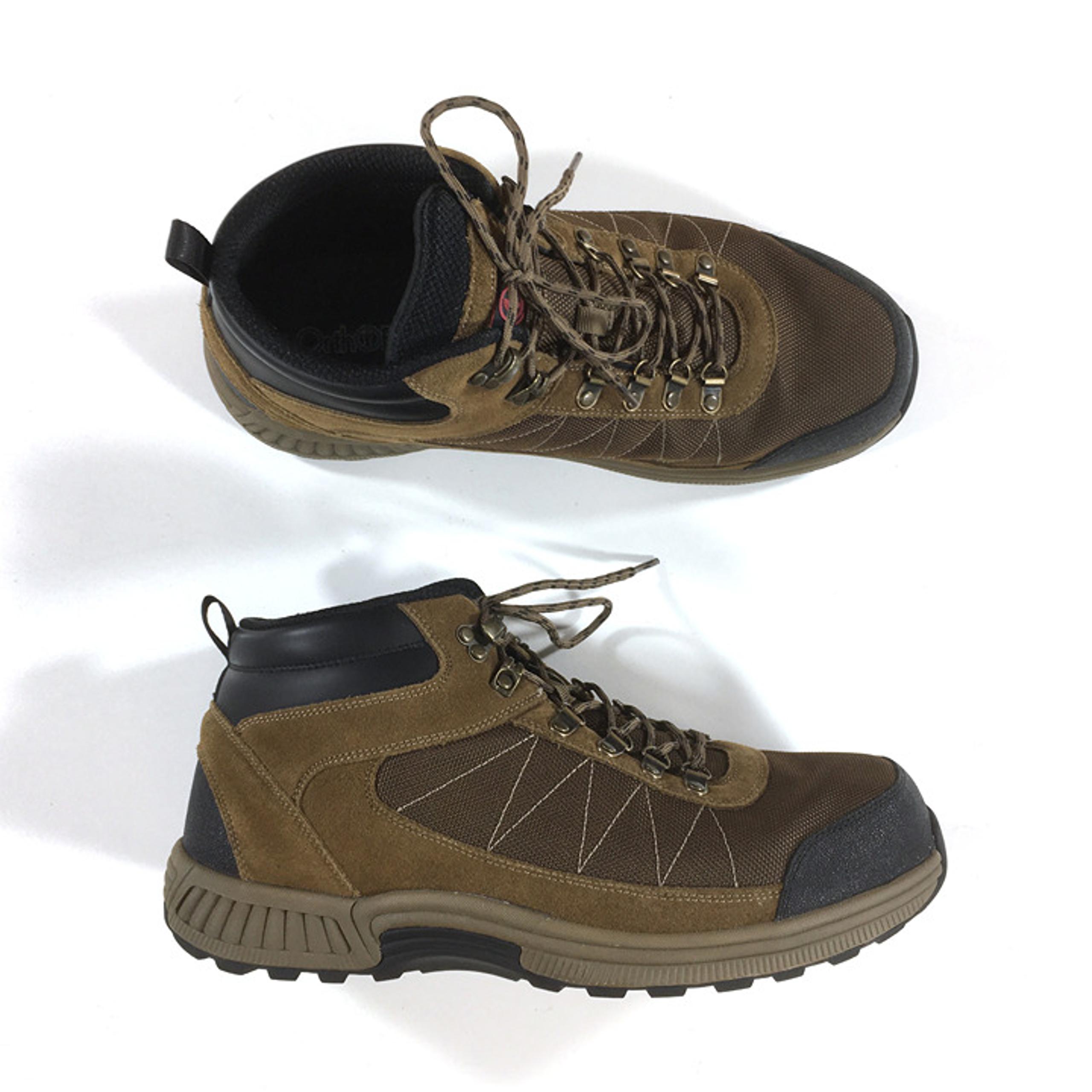 Orthofeet Hunter Hiking Boots Mens Size 13 2E Wide Brown 489