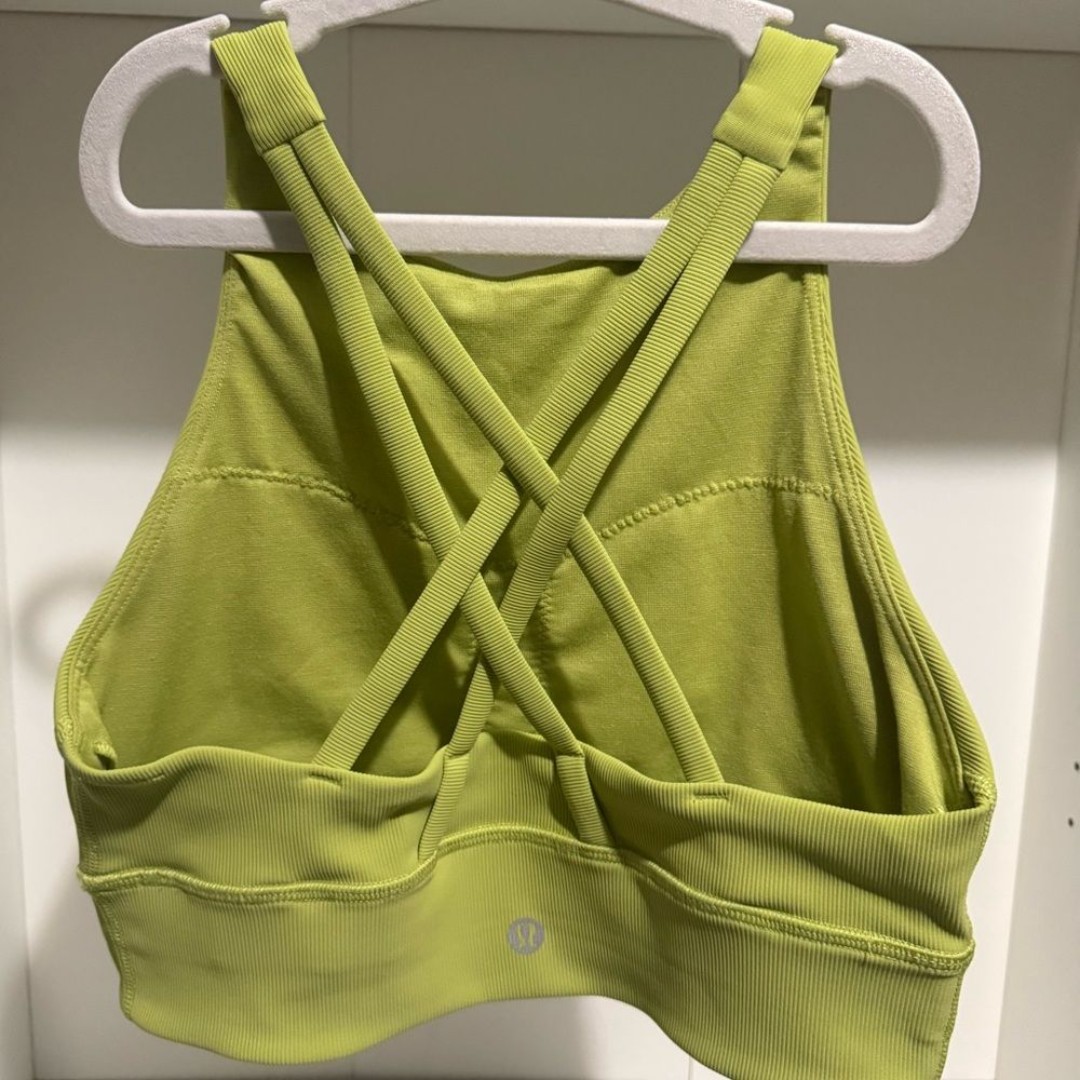 Lululemon Energy High-Neck Longline Ribbed Luxtreme Bra Size 6