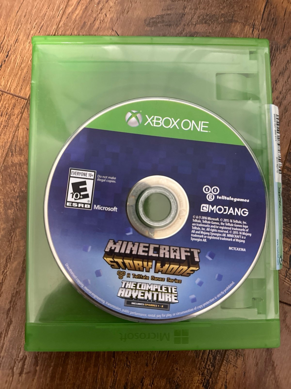Minecraft Telltale Games Minecraft Story Mode The Complete Adventure Xbox One