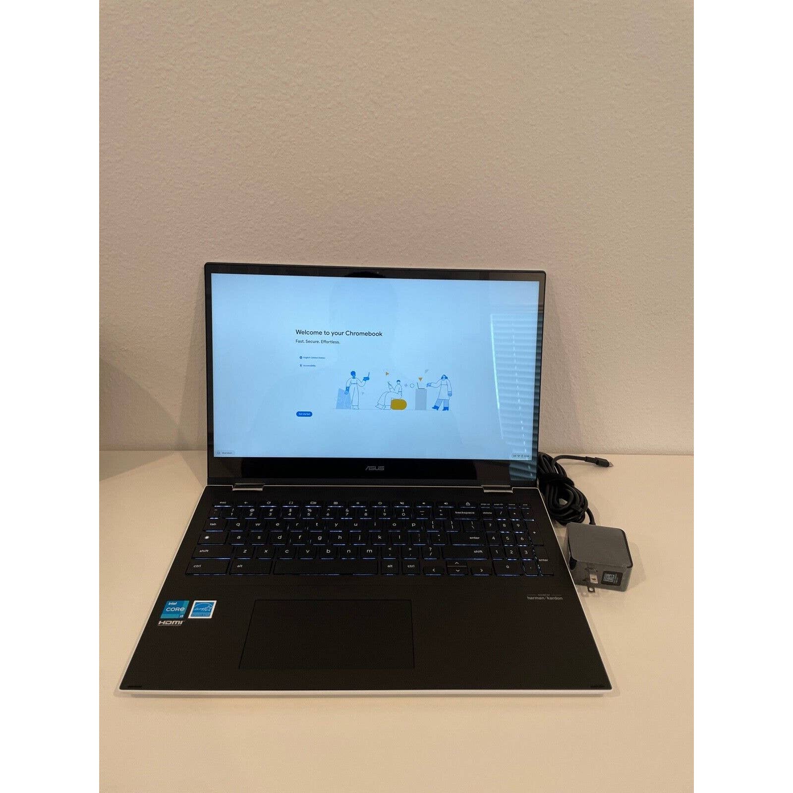 Asus ChromeBook C536E TouchScreen Laptop i3-1115G4 3.0GHz CPU 8GB RAM 128GB SSD