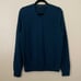Saks Fifth Avenue Sweater Mens Medium Blue 100% Cashmere V-Neck Pullover Preppy