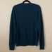 Saks Fifth Avenue Sweater Mens Medium Blue 100% Cashmere V-Neck Pullover Preppy