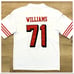 49ers Trent Williams jersey official style RARE Madden Thanksgiving patch