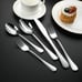 Silverware Set, 20-Piece Stainless Steel Flatware Cutlery Set Service for 4