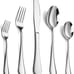 Silverware Set, 20-Piece Stainless Steel Flatware Cutlery Set Service for 4