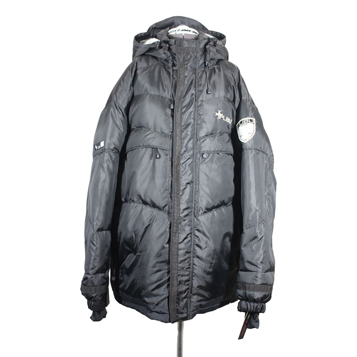 FUBU vintage Y2K men's full zip hooded down filled winter puffer snow jacket L