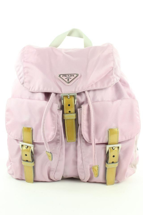 Prada Lavender Nylon Tessuto Twin Pocket