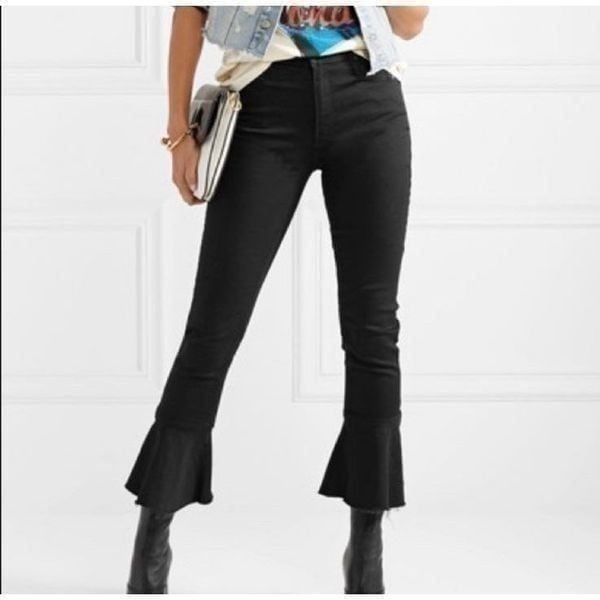 Mother Denim 24” Cha Chas Black