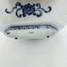 Japanese Serving Platter Victorian Antique Satsuma Dish Blue White