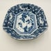 Japanese Serving Platter Victorian Antique Satsuma Dish Blue White