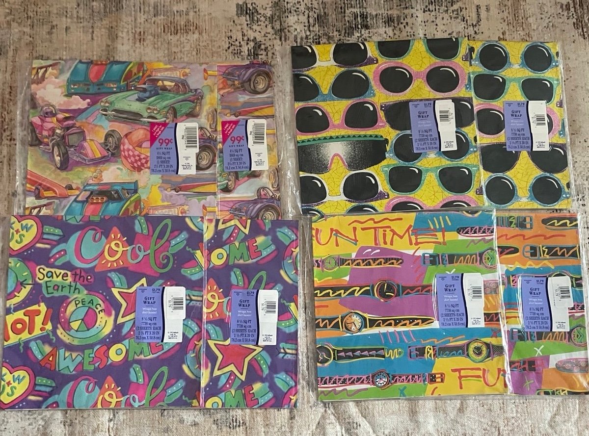 Vintage Hallmark Christmas Gift Wrap