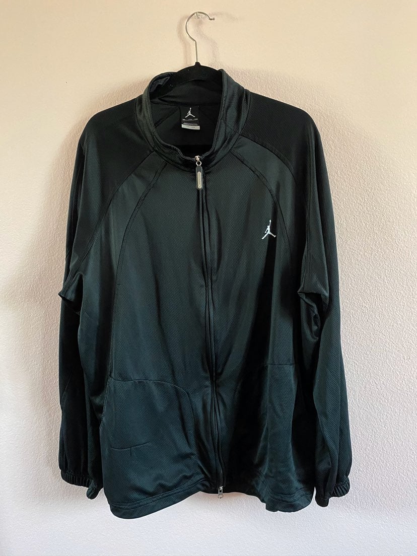 Jordan Dri Fit Black Zip-up Jacket