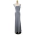 AW BRIDAL 1O L baby blue Claret satin bridesmaid prom gala maxi dress NEW B108