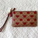 Coach Signature Heart Print Wristlet
