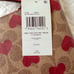 Coach Signature Heart Print Wristlet