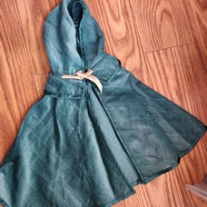 American Girl Elizabeth Green Velvet Christmas Cloak