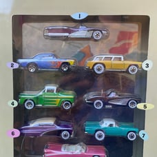 Hot Wheels F.A.O. Schwarz Cruisin the 50’s 8 Car Set