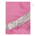 Ramy Brook Pink NEW Crystal Embellished One-shoulder Satin Top Sz S MSRP 345