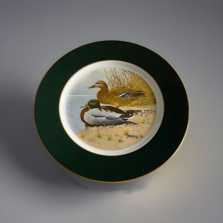Derk Hansen North American Game Birds Mallards Collector Plate 1984 Limited Kern