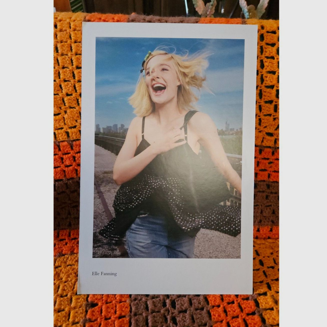 Coach Elle Fanning Ad Campaign Poster 11 x 17 Gifts for Her