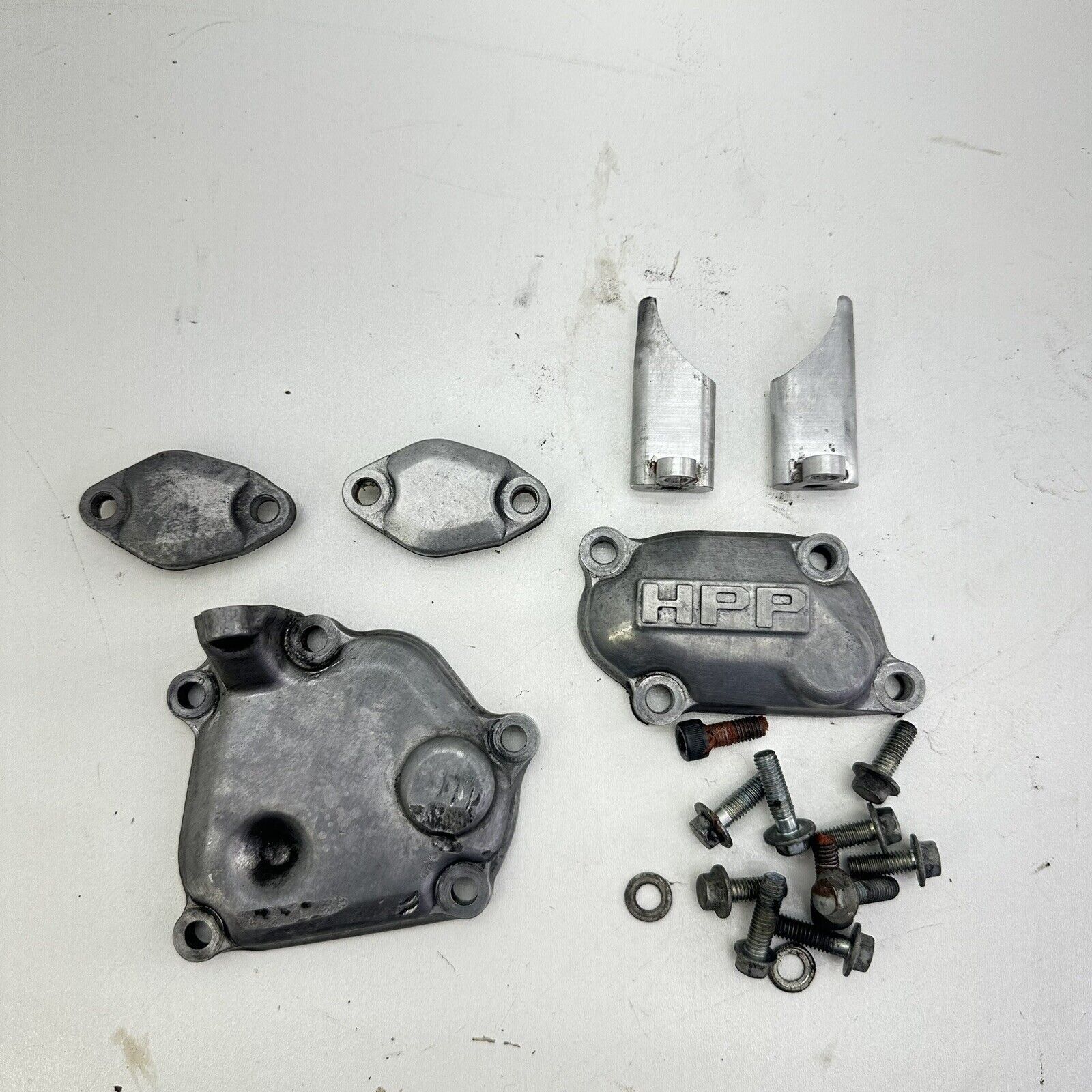 1993 - 1997 HONDA CR125R Exhaust Power Valve Rod Actuator Arm Cylinder Covers