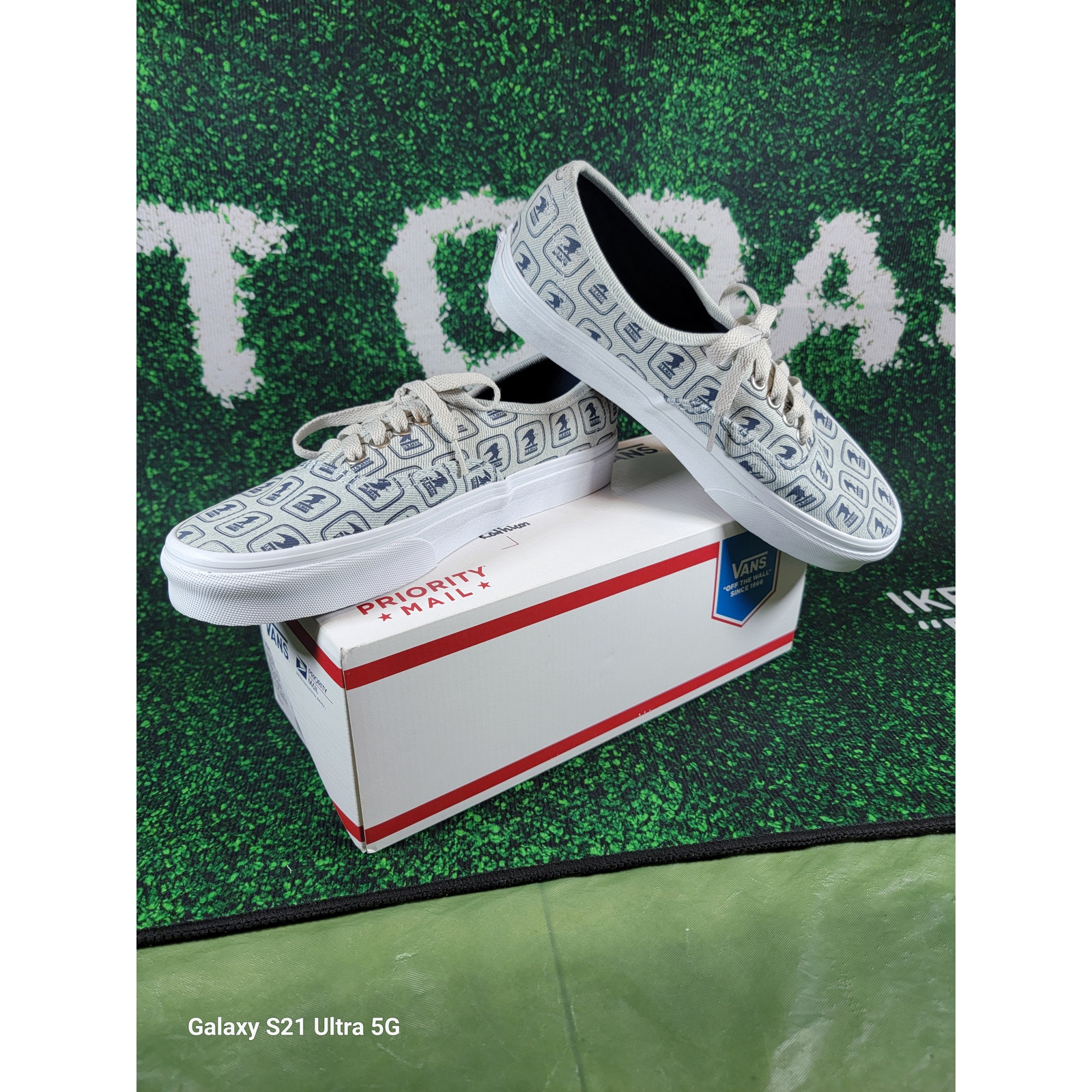 Vans USPS x Authentic 'Denim' Size 8.5 Mens VN0A5KRDJZ8 Original Box