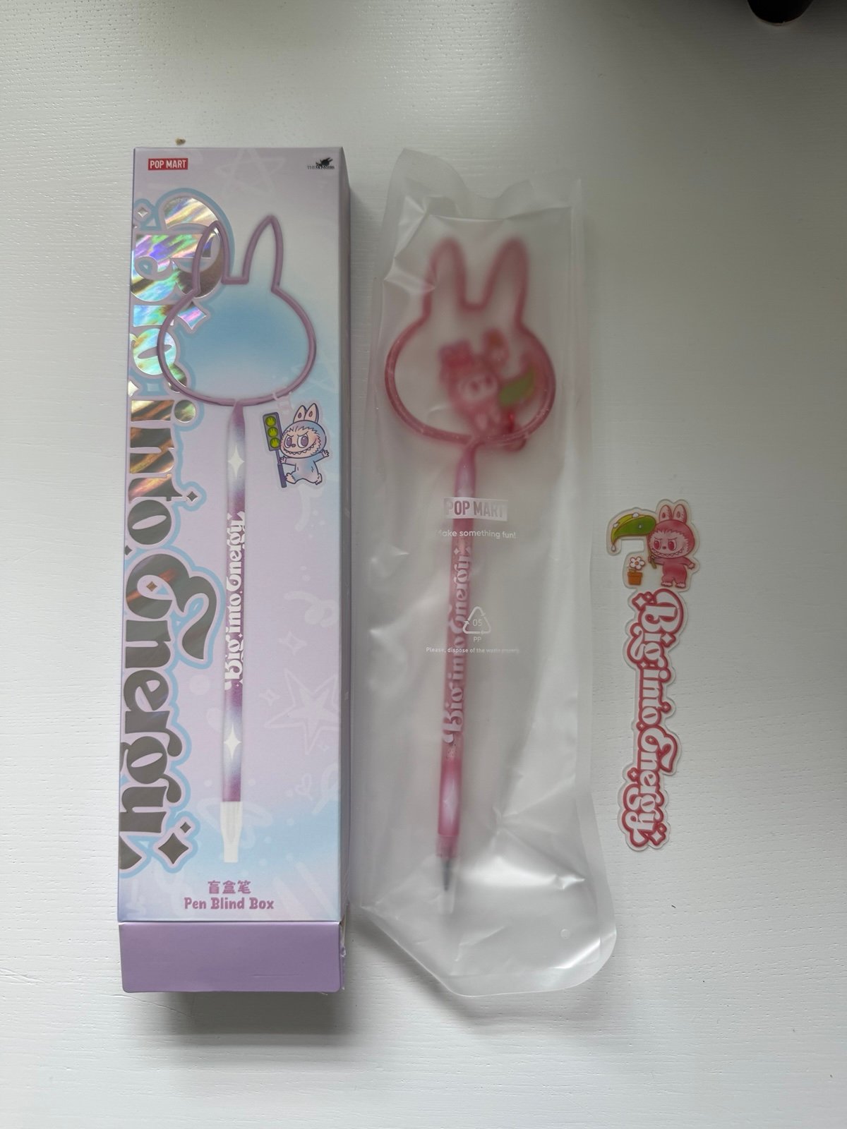 Labubu Pen (love) Big into Energy