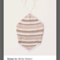 NWT Crochet bandanna top