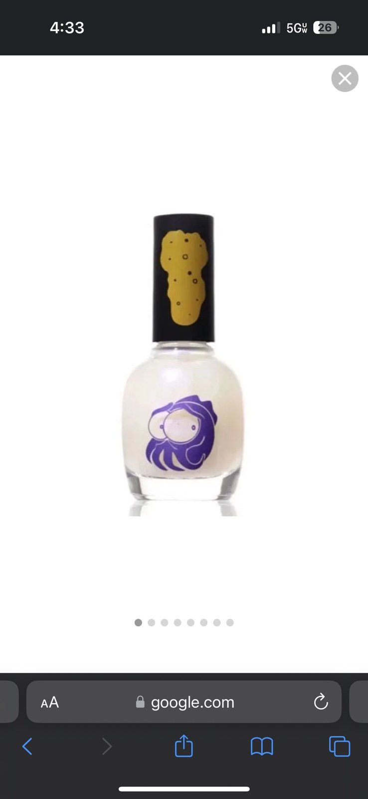 BESAME COSMETICS DISNEY VILLAINS URSULA NAIL POLISH.