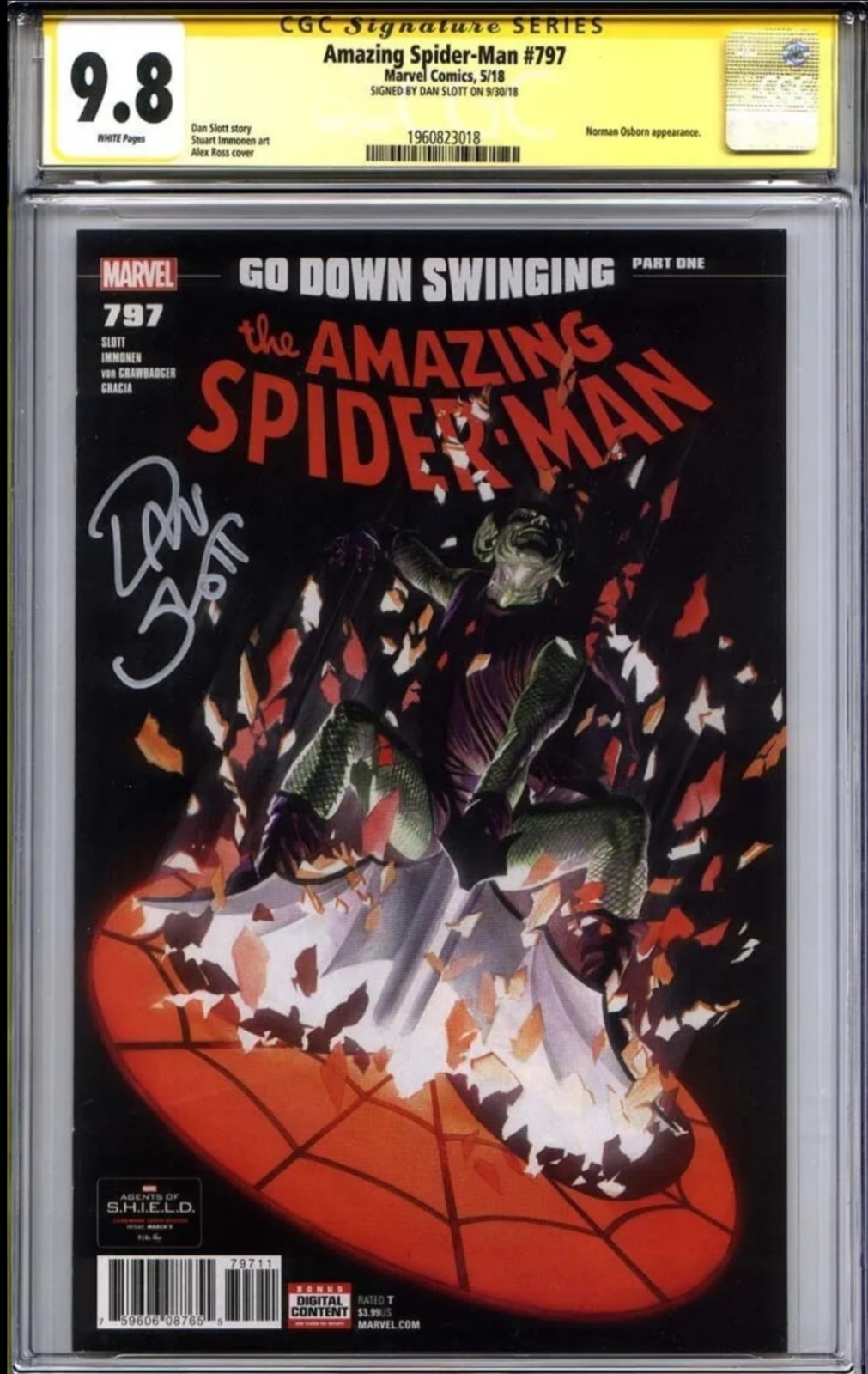 AMAZING SPIDER-MAN #797 • CGC SS 9.8 • SIGNED • GREEN GOBLIN