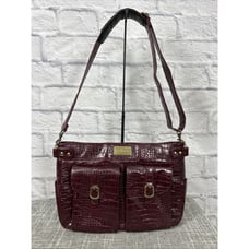 Kelly Moore Bag Classic Bag Purse Cranberry Croc Design Camera Diaper Bag
