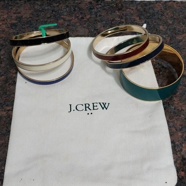 (6) J.CREW STACK BRACELETS COLLECTION...NEW...