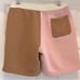 LACOSTE x GOLF le Fleur Shorts size S pink, brown, cream w drawstring 3 pockets