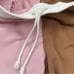 LACOSTE x GOLF le Fleur Shorts size S pink, brown, cream w drawstring 3 pockets