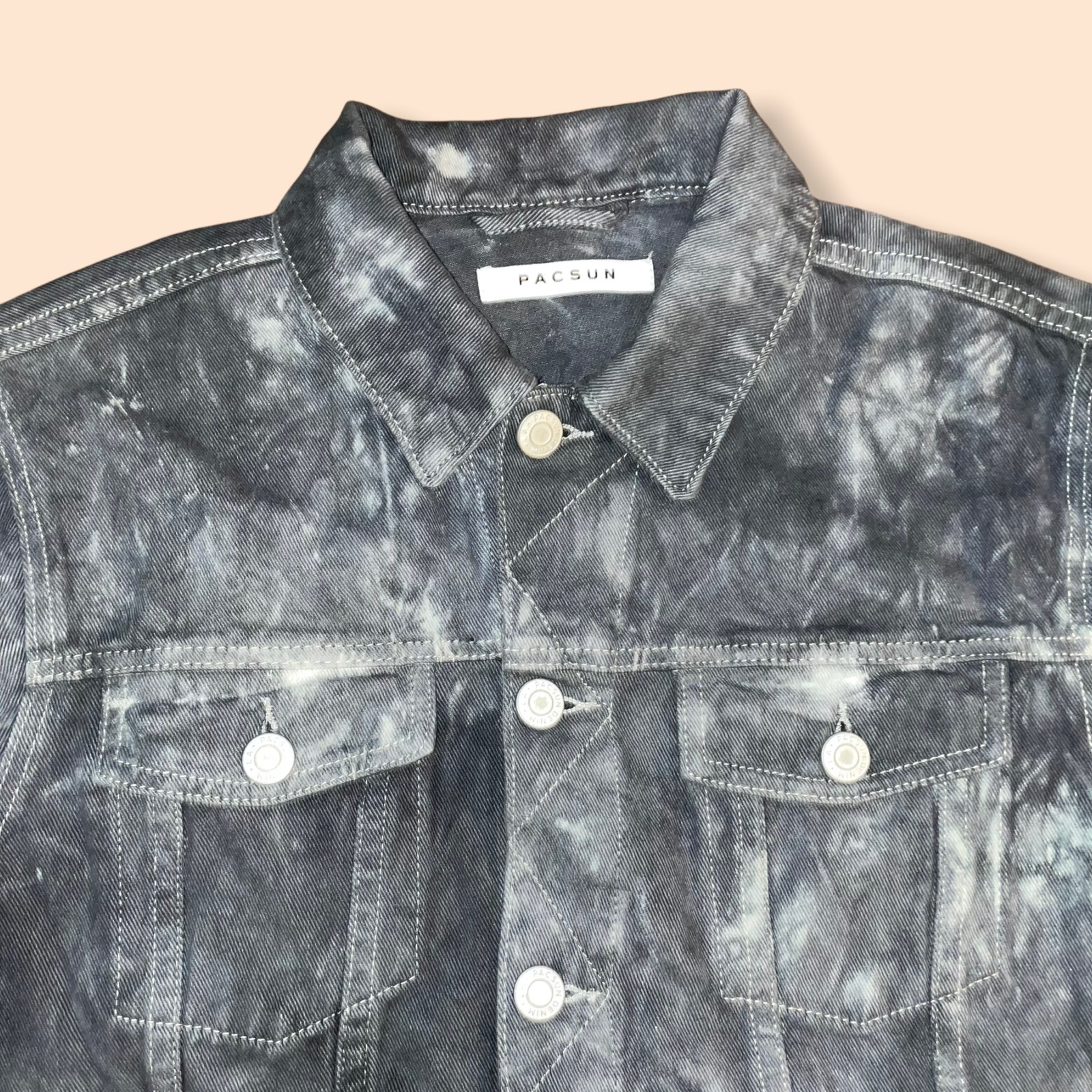 Pacsun denim jacket small 21x24.5