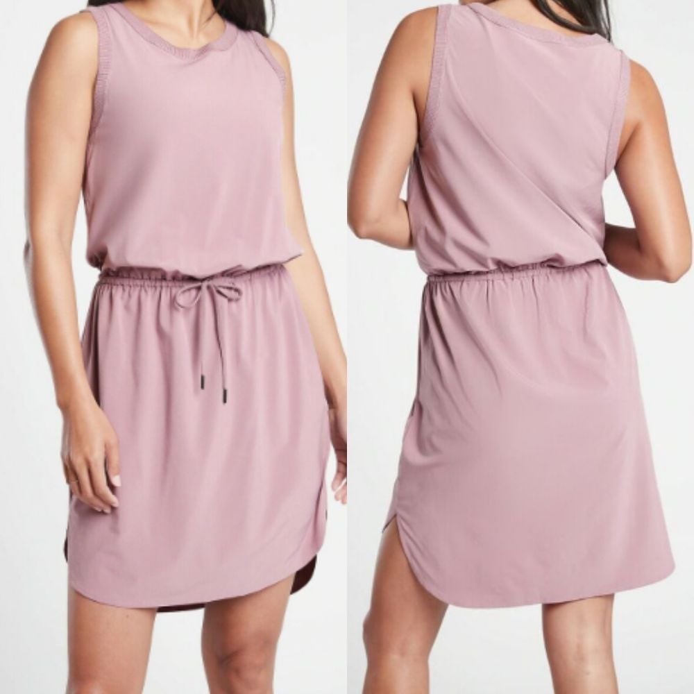 Kyodan Outdoor Women's Mini Dress P/S Dusty Rose Sleeveless Adjustable Waist