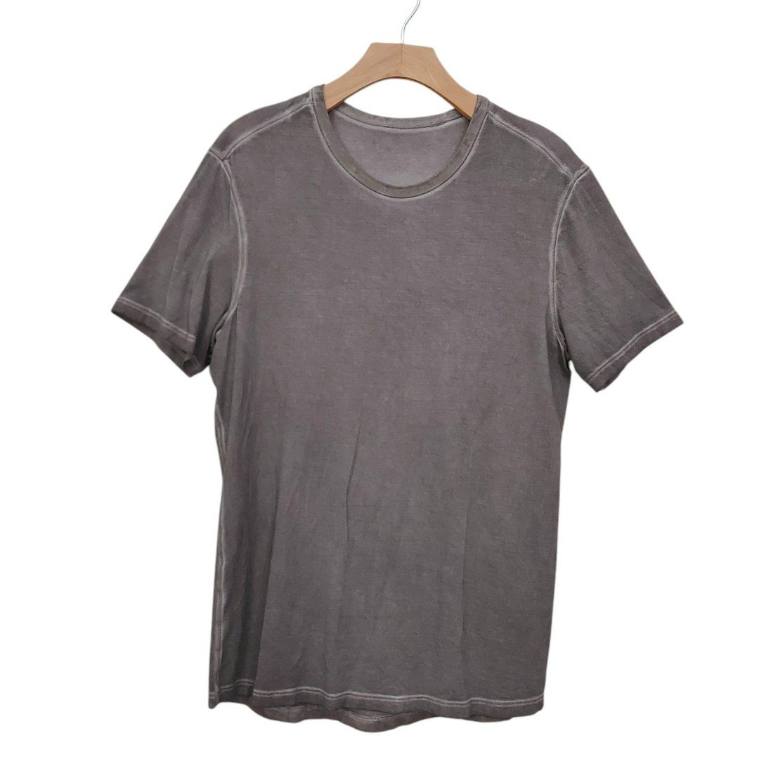 Lululemon 5 Year Basic Tee Sun Wash Mens Medium Gray Comfort Stretch Activewear