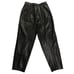 Siena Womens Leather Relaxed Fit Tapered High Rise Pants Size 10 28W