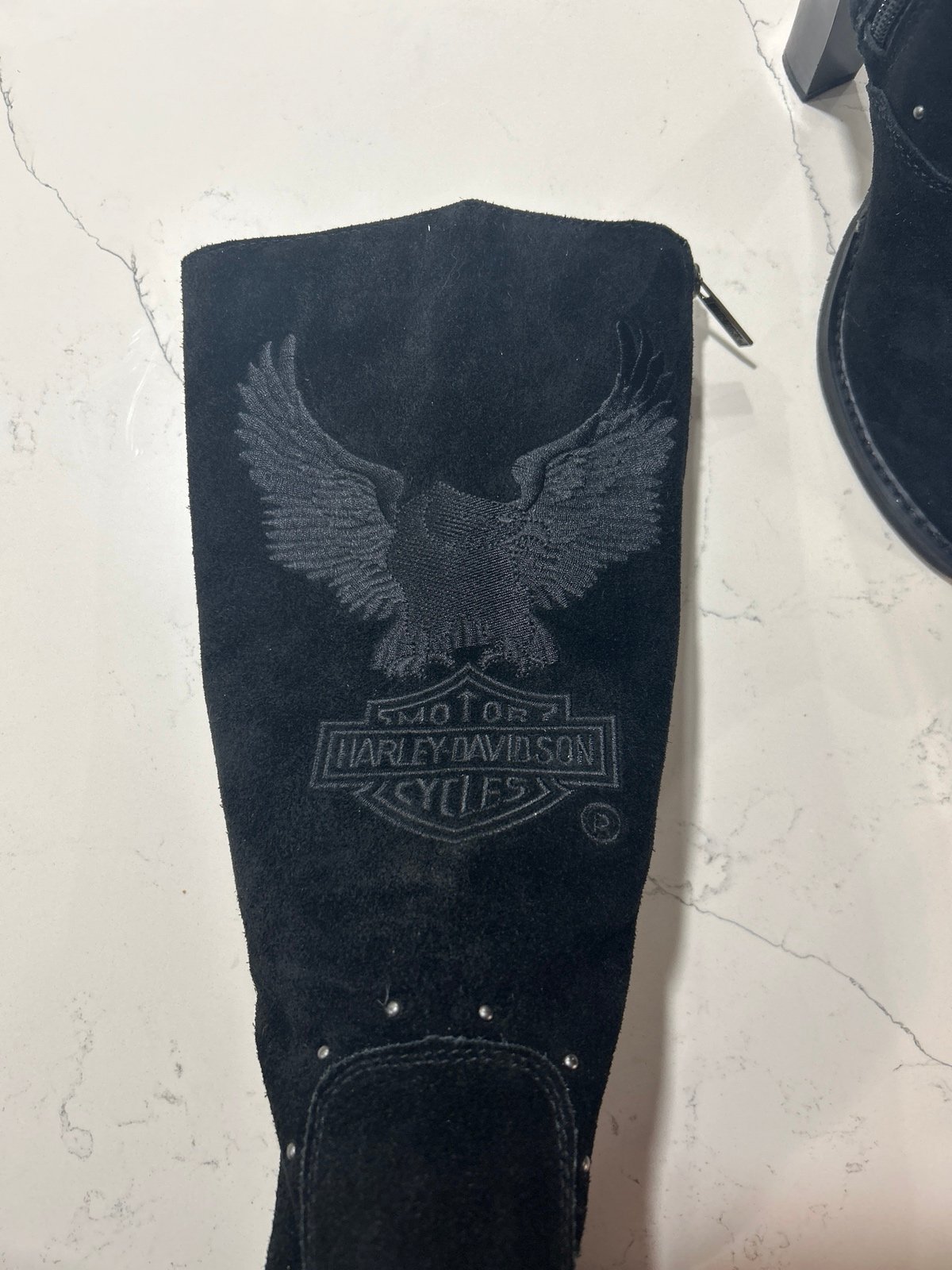 Harley-Davidson® women’s suede/leather upper boots size 9