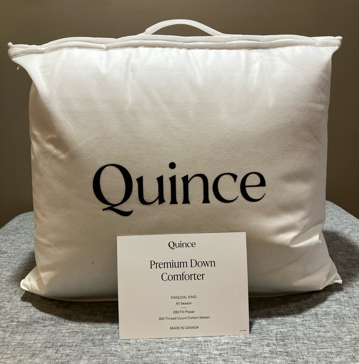 New Quince Premium Down King/Cal King Comforter N47