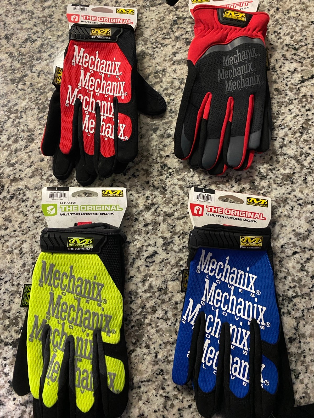 Mechanix work gloves