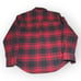 Ursus Bape by A Bathing Ape Cotton Flannel Shirt Red & Vintage Black Size 02 M
