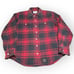 Ursus Bape by A Bathing Ape Cotton Flannel Shirt Red & Vintage Black Size 02 M